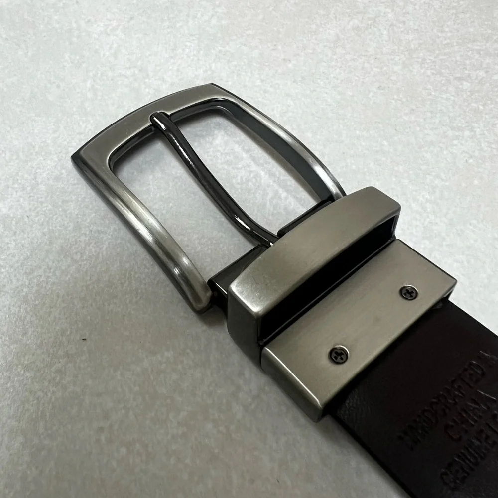 Duchamp London Reversible Brown and Black Leather Belt Size 38